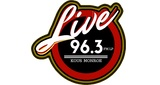 Logo Live 96.3 KOUS Monroe