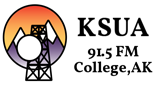 Logo KSUA 91.5 FM