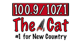 Logo 100.9 & 107.1 The Cat