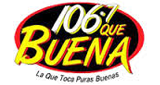 Logo Que Buena 106.7