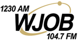 Logo WJOB 1230 AM - 104.7 FM