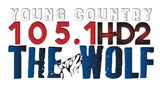 Logo 105.1 HD2 The Wolf