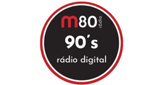 Logo M80 Radio - 90's