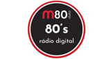 Logo M80 Radio - 80's
