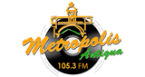 Logo Metropolis Antigua 105.3 FM