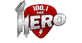 Logo 100.1 The Hero