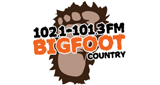 Logo Bigfoot Country 102.1 & 101.3