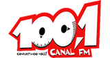 Logo Canal 100.1 FM