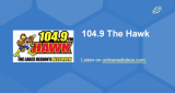 Logo 104.9 The Hawk