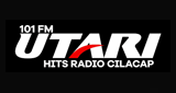 Logo Radio Utari 101 FM Cilacap