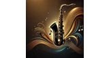 Logo Saxophone Jazz