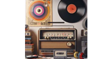 Logo flashback 70s on 80s music radio