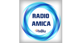 Logo Radio Amica in Blu