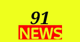 Logo Rede News Internacional 91.1 FM