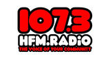 Logo 107.3 HFM Radio