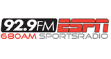 Logo ESPN 92.9 FM /680 AM