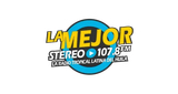 Logo la mejor stereo 107.8 fm