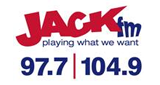Logo 97.7/104.9 Jack FM