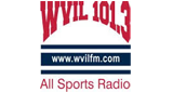 Logo WVIL 101.3 FM - All Sports Radio