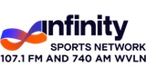 Logo Infinity Sports Network 107.1 FM 740 AM WVLN