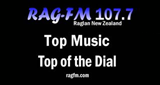 Logo RAG-FM 107.7 Raglan New Zealand