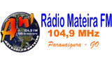 Logo Rádio Mateira 104.9 FM