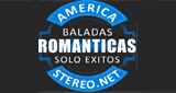 Logo America Stereo.Net Baladas Románticas