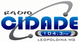 Logo Rádio Cidade FM 104.3