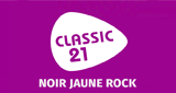 Logo RTBF - Classic 21 Noir Jaune Rock