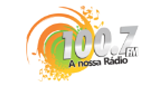 Logo 100.7 FM Nossa Rádio