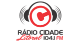 Logo Rádio Cidade Litoral FM