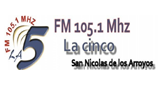 Logo La Cinco 105.1 FM