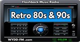 Logo Retro 80s & 90s Flashback Music Radio -The Pulse