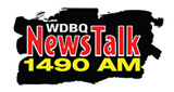 Logo WDBQ NewsTalk 1490 AM