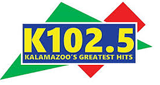 Logo K102.5 - Kalamazoo's Greatest Hits