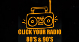 Logo Click Your Radio 80's & 90's