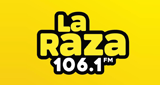 Logo La Raza 106.1 FM