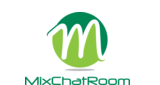 Logo Mix Chat Room Online Radio